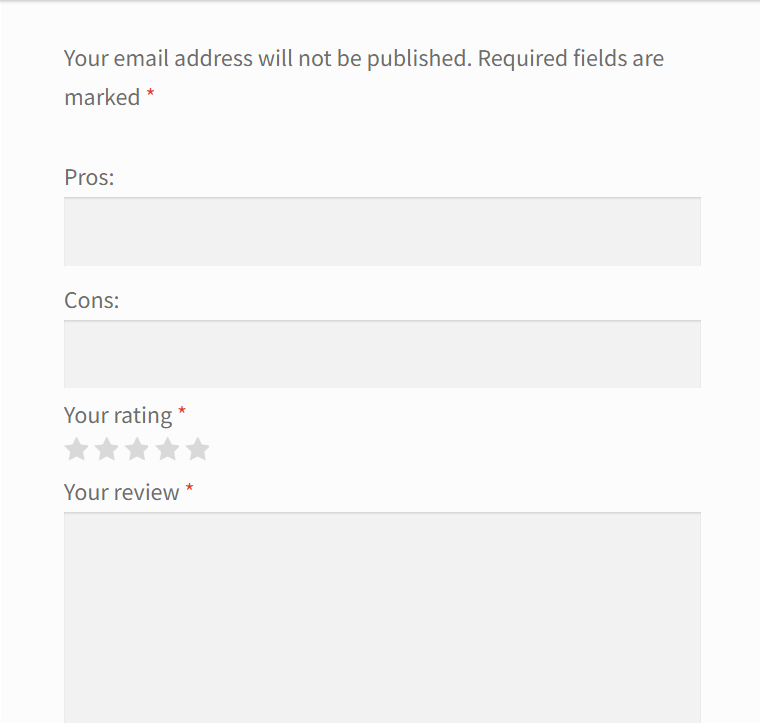 The custom fields displaying after the comment notice
